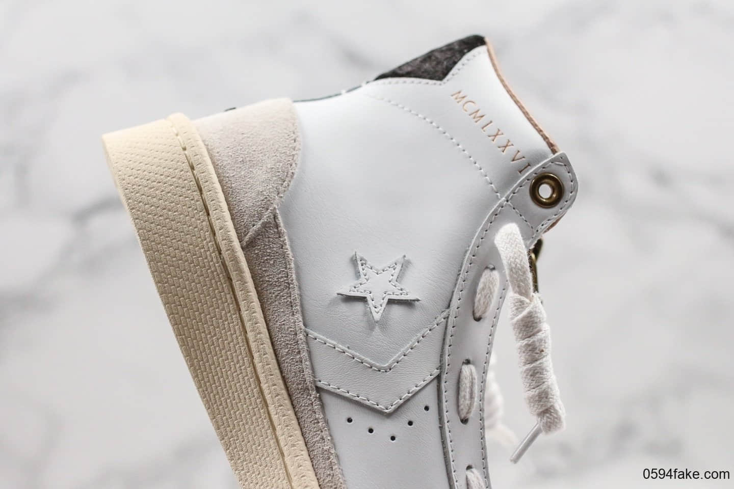 匡威Converse x Ibn Jasper Pro公司级版本联名伊本贾斯珀拉链高帮板鞋白色原盒原标 货号:1665744C