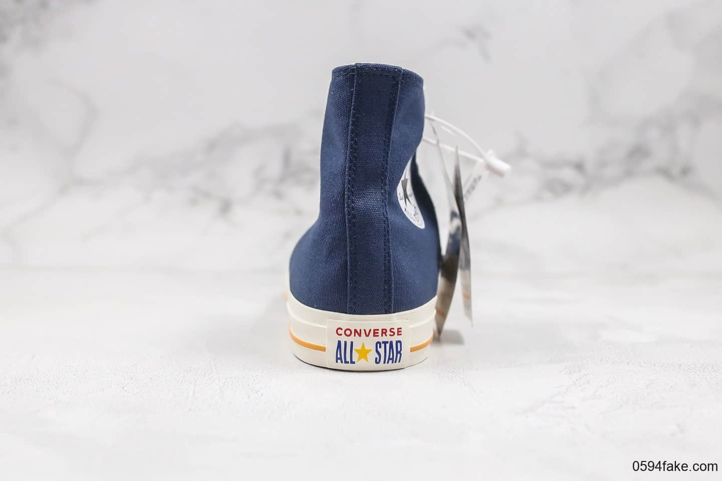 匡威Converse All Star Cali公司级版本高帮深蓝色卡利刺绣贴帆布鞋正确硅蓝PU中底原厂硫化大底 货号:165689C