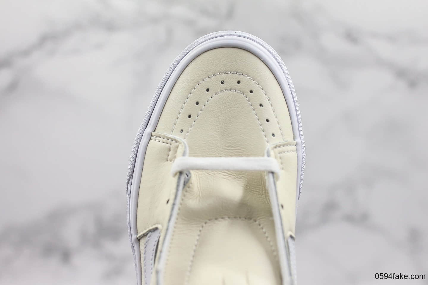 万斯Vans Sk8-Hi Deck Club公司级版本1966元年限定鸳鸯印花白红皮面高帮板鞋硫化大底