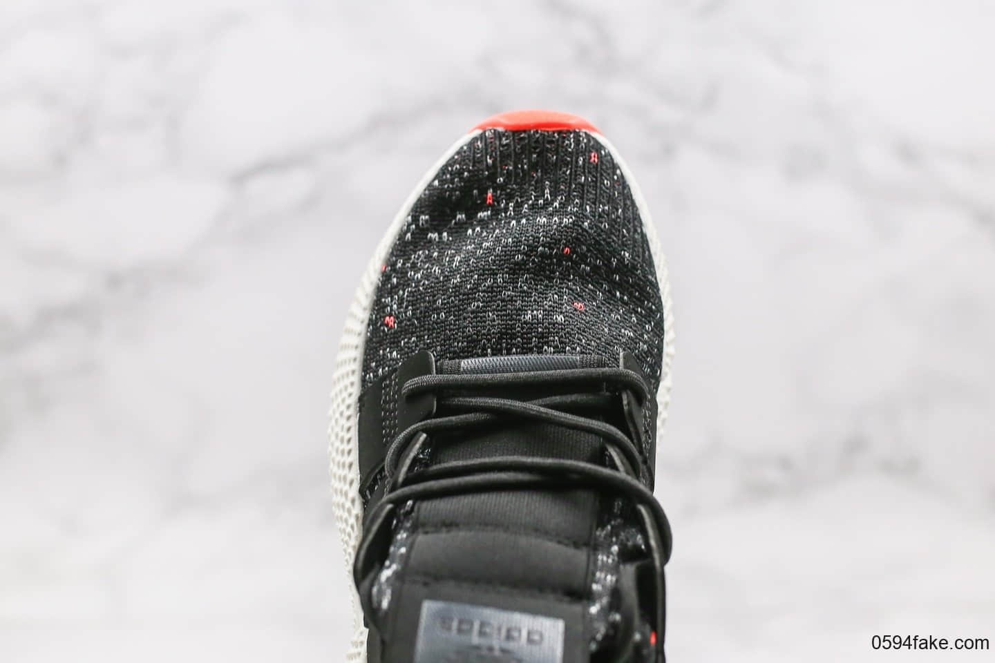 阿迪达斯adidas Originals Prophere公司级版本恐惧鲨鱼刺猬王嘉尔同款跑鞋黑白橙配色全新改版鞋面材质