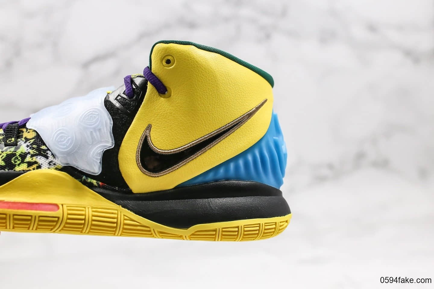 耐克Nike Kyrie 6 CNY纯原版本欧文6代黄蓝黑中国年压岁钱配色内置气垫支持实战 货号:CD5029-700