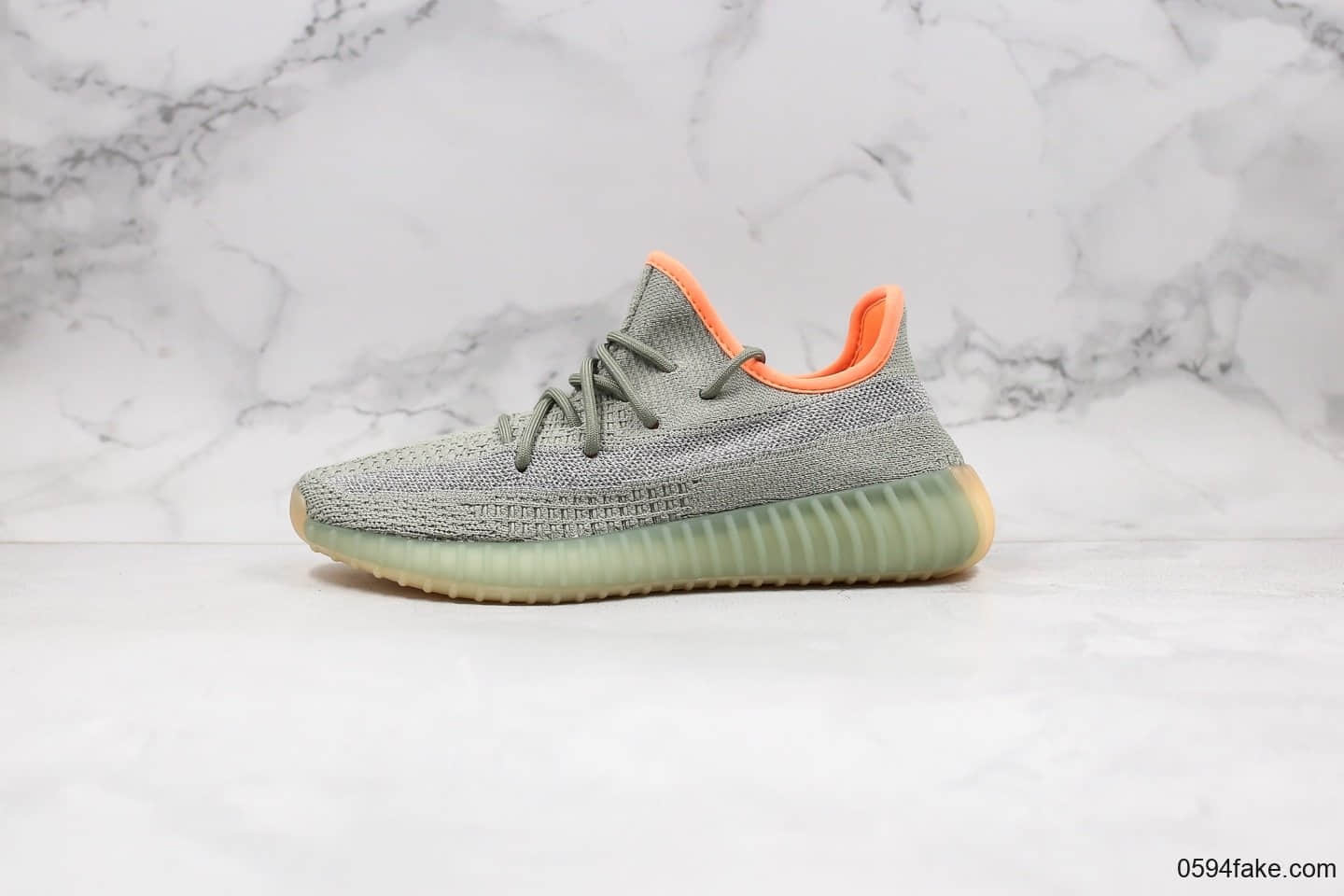 阿迪达斯adidas Yeezy Boost 350 V2“ Desert Sage”公司级版本侃爷椰子350V2侧透满天星鼠尾草绿原鞋开模 货号:FX9035