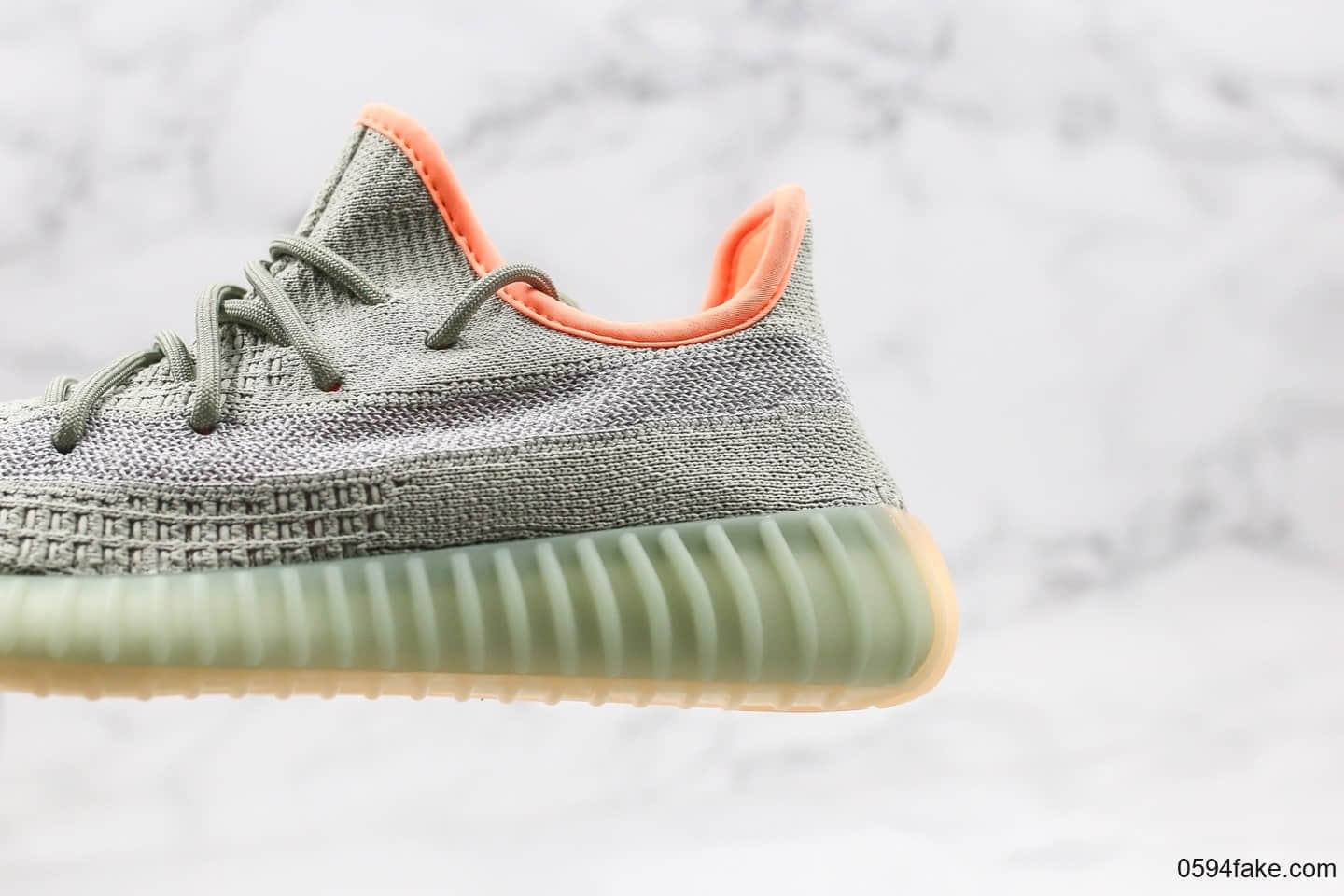 阿迪达斯adidas Yeezy Boost 350 V2“ Desert Sage”公司级版本侃爷椰子350V2侧透满天星鼠尾草绿原鞋开模 货号:FX9035