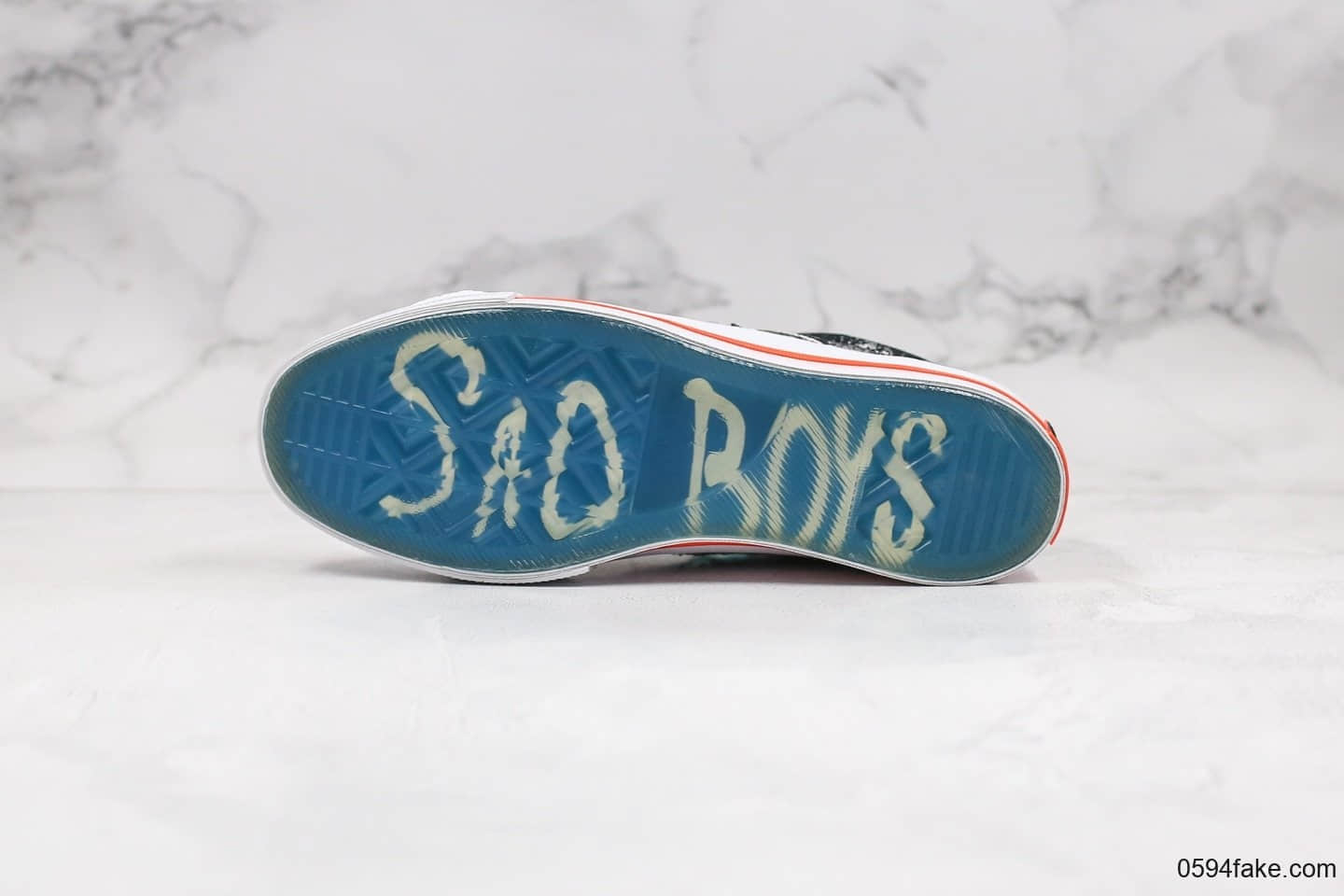 匡威Sad Boys x Converse One Star公司级版本伤心男孩联名木村一星系列板鞋涂鸦灰黑配色原楦开发 货号:165743C