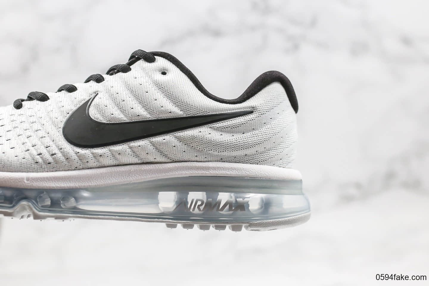 耐克Nike Air Max 2017纯原版本大气垫白黑色原档案数据开发原盒原标 货号:849559-100