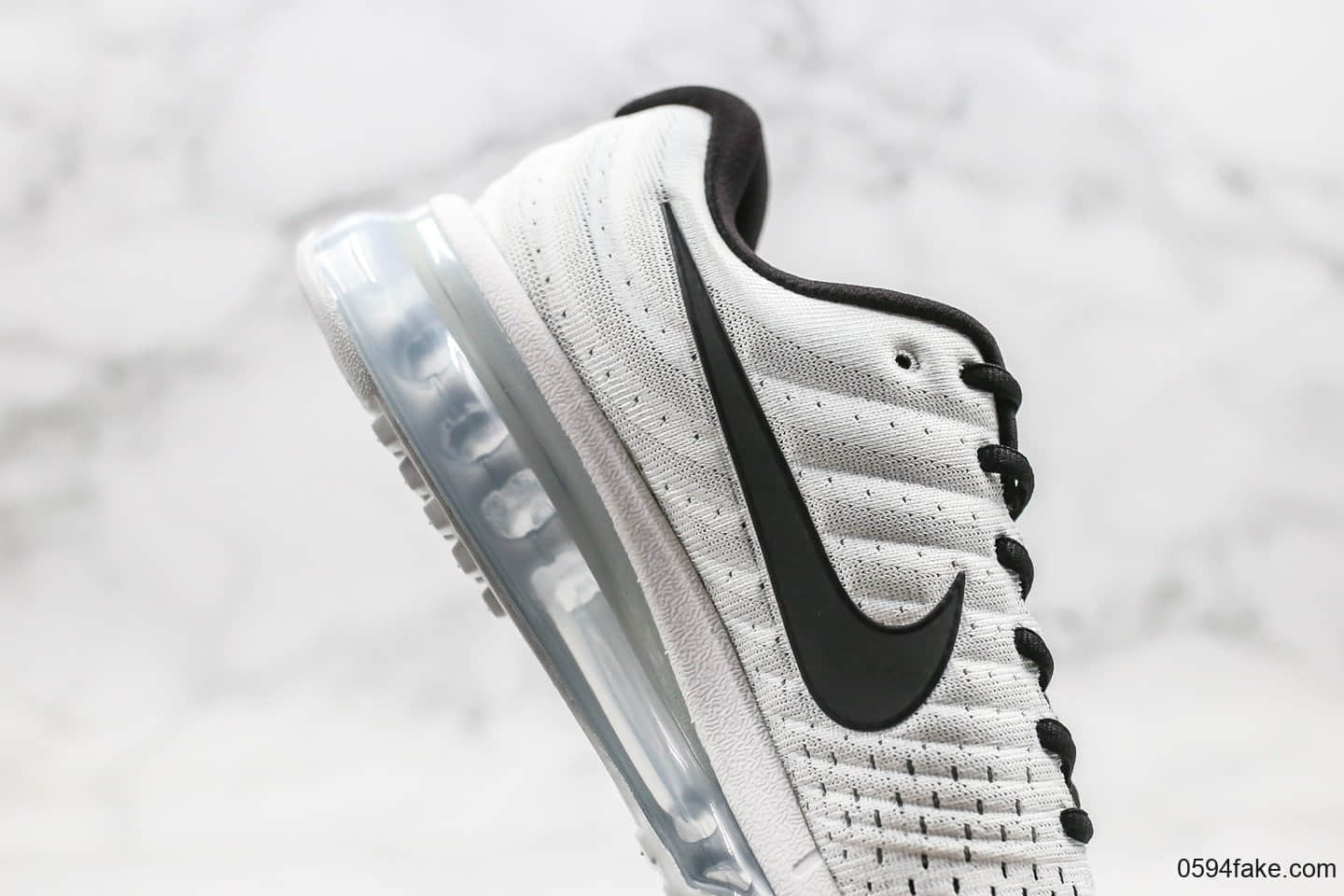 耐克Nike Air Max 2017纯原版本大气垫白黑色原档案数据开发原盒原标 货号:849559-100
