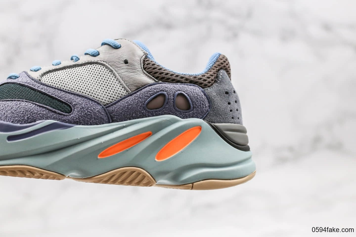 阿迪达斯Adidas Yeezy Boost 700纯原版本椰子700初代碳蓝复古老爹鞋内置爆米花中底原盒原标 货号:FW2498