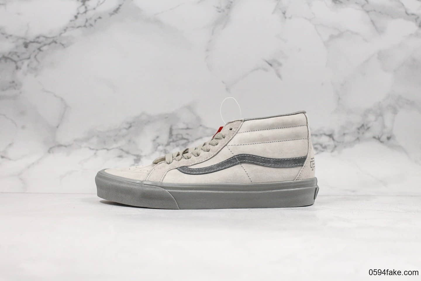 万斯Vans x Reigning Champ公司级版本卫冕冠军二代中帮灰白主题联名款原厂硫化内置钢印原盒原标