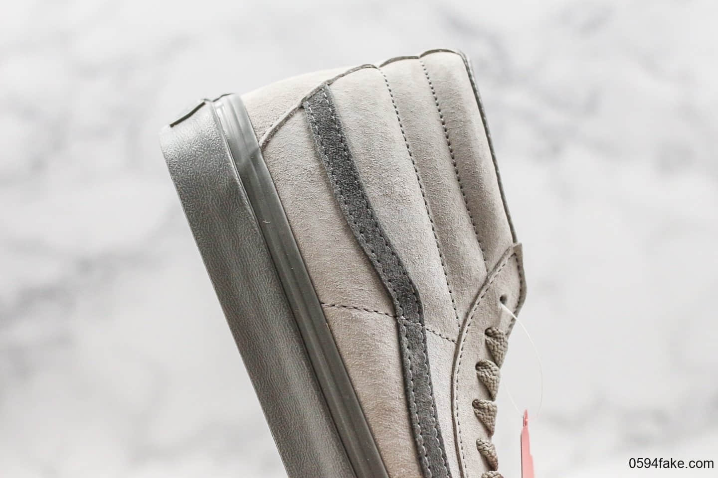 万斯Vans x Reigning Champ公司级版本卫冕冠军二代中帮灰白主题联名款原厂硫化内置钢印原盒原标