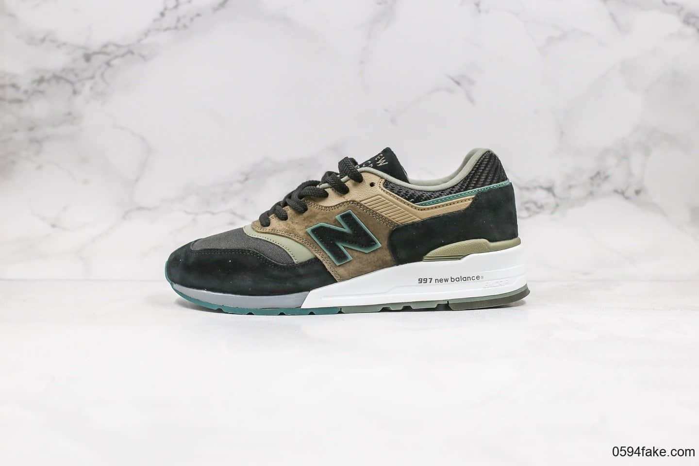 新百伦New Balance 997纯原版本高端美产棕绿色原盒原标区别市面通货版本 货号:M997CNR