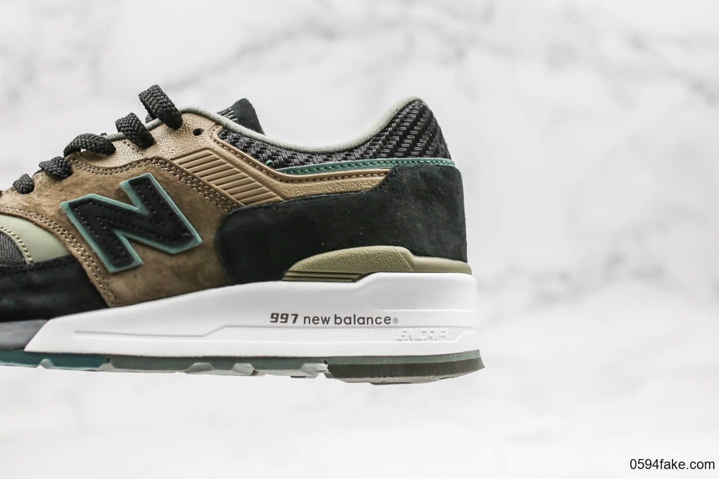 新百伦New Balance 997纯原版本高端美产棕绿色原盒原标区别市面通货版本 货号:M997CNR