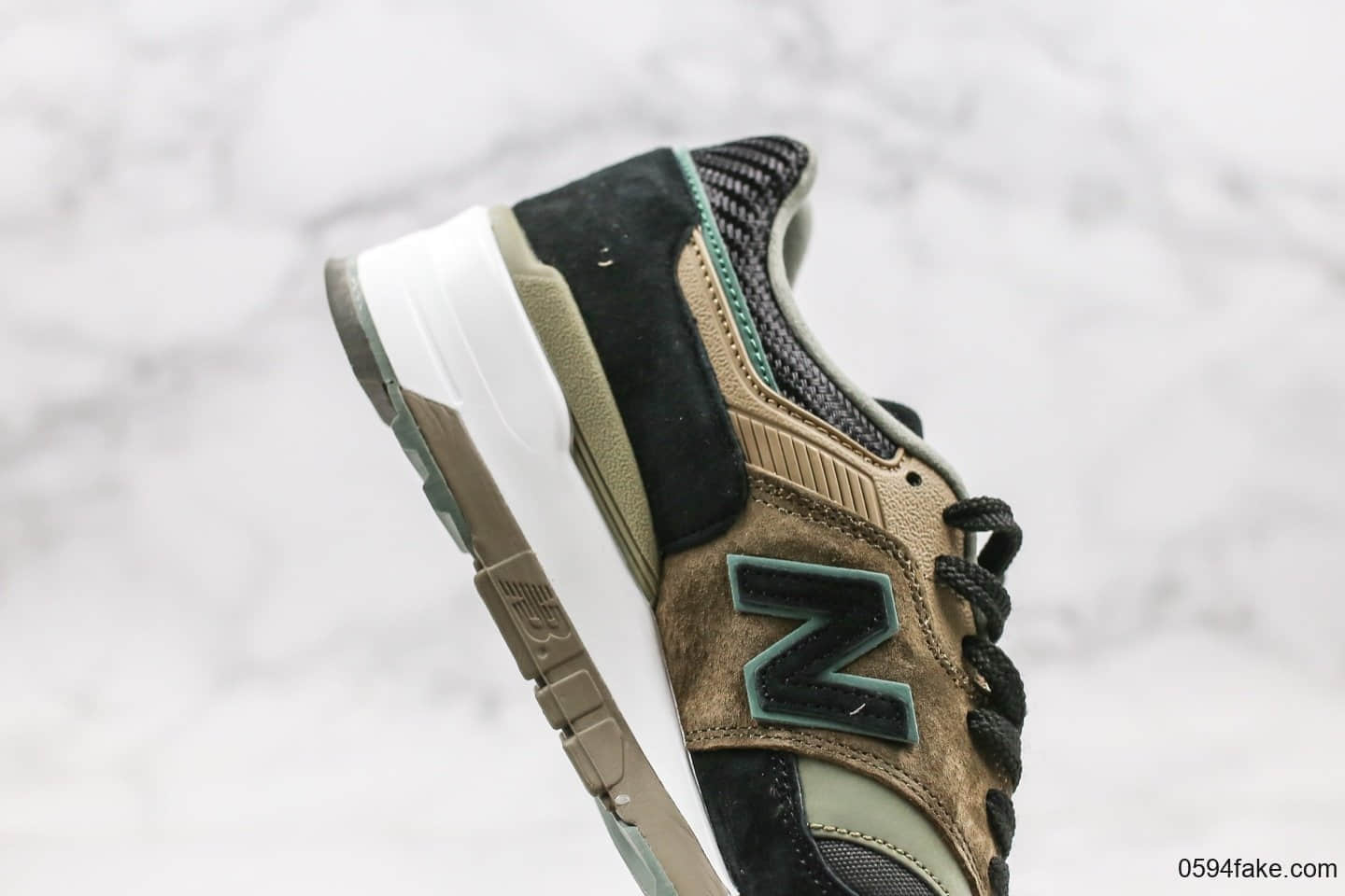 新百伦New Balance 997纯原版本高端美产棕绿色原盒原标区别市面通货版本 货号:M997CNR