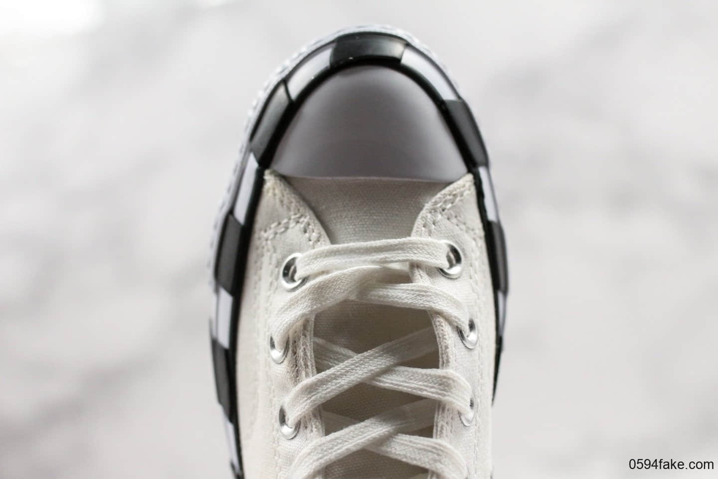 匡威Off White x Converse Chuck 1970s 2.0公司级版本联名OW休闲硫化板鞋斑马白黑橙色换钩配色原鞋开模 货号:163862C