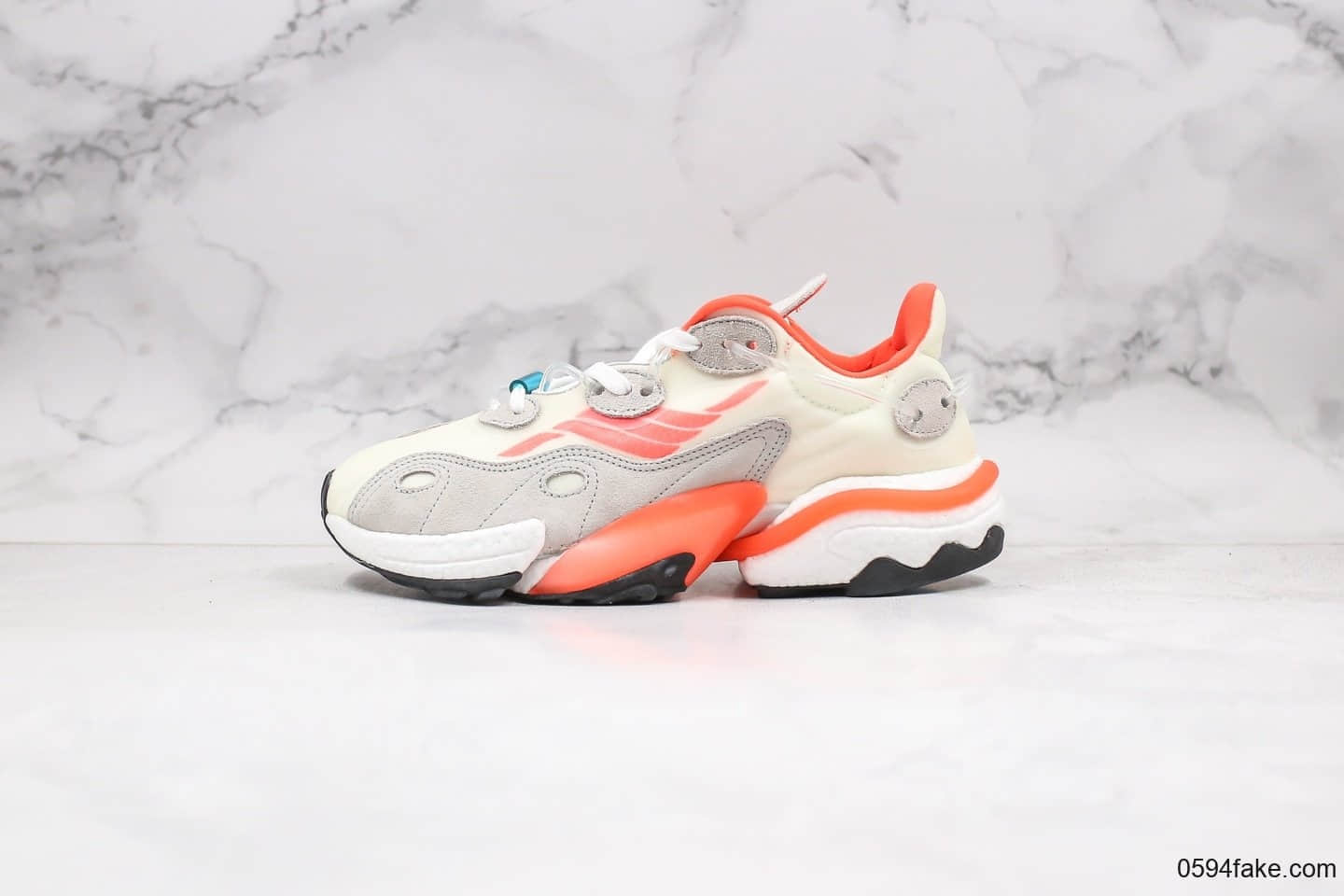 阿迪达斯Adidas Torsion X公司级版本抗扭转系列爆米花缓震休闲运动鞋水管老爹鞋白橙配色巴斯夫真爆 货号:EH0244