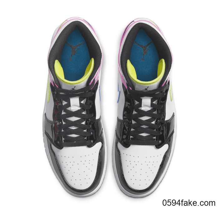 撞色漆皮+鸳鸯Swoosh!全新Air Jordan 1 Mid即将登场!