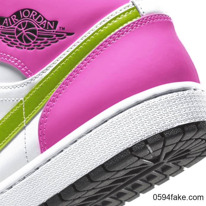 撞色漆皮+鸳鸯Swoosh!全新Air Jordan 1 Mid即将登场!