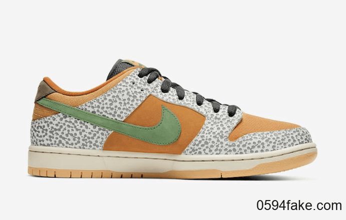 人气主题配色!Nike SB Dunk Low“ Safari”释出官图!3月14日发售! 货号:CD2563-002