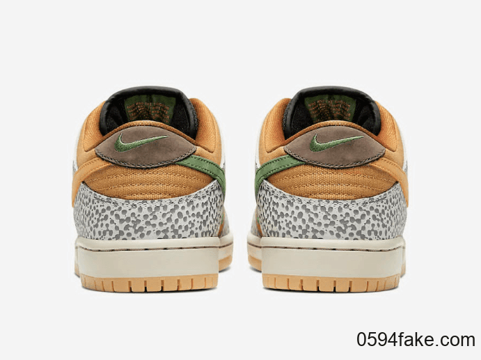 人气主题配色!Nike SB Dunk Low“ Safari”释出官图!3月14日发售! 货号:CD2563-002