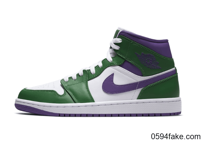 绿巨人配色!Air Jordan 1 Mid“ Incredible Hulk”即将发售! 货号:554724-300