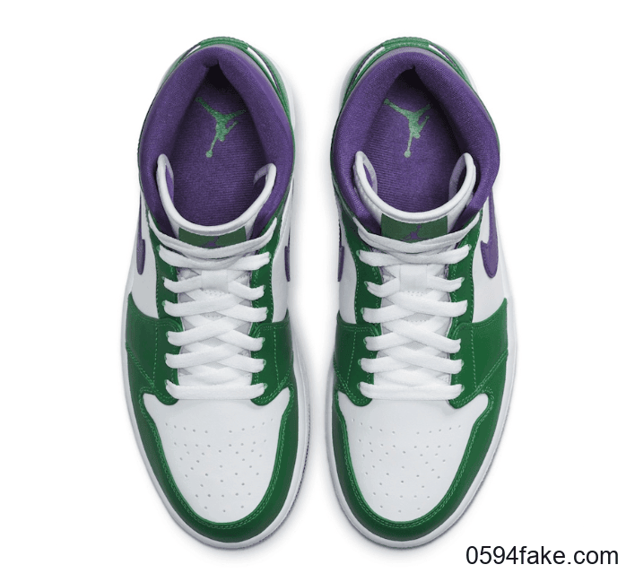 绿巨人配色!Air Jordan 1 Mid“ Incredible Hulk”即将发售! 货号:554724-300