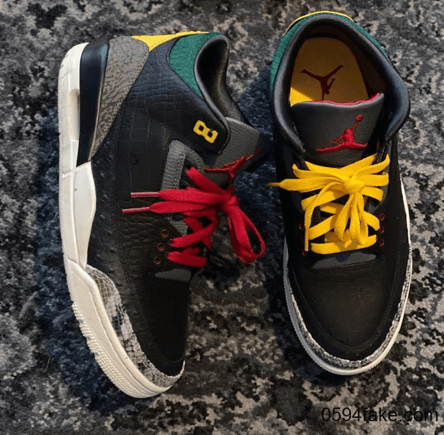 AJ3“动物园2.0”实物图曝光!多种动物纹理尽显狂野奢华! 货号:CK4344-001