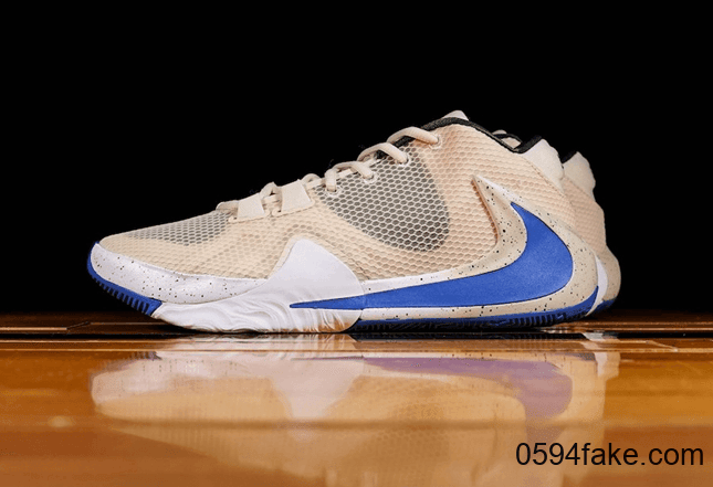 字母哥战靴Zoom Freak 1新配色曝光!奶油鞋身清爽宜人! 货号:BQ5422-200