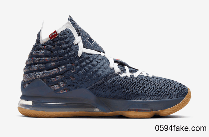 低调海军蓝!Nike LeBron 17 全新配色曝光! 货号:CD5056-400