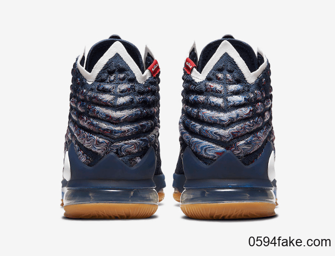 低调海军蓝!Nike LeBron 17 全新配色曝光! 货号:CD5056-400