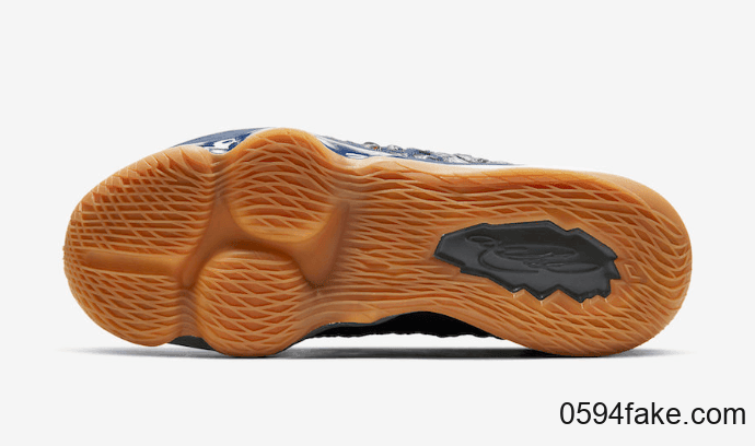 低调海军蓝!Nike LeBron 17 全新配色曝光! 货号:CD5056-400