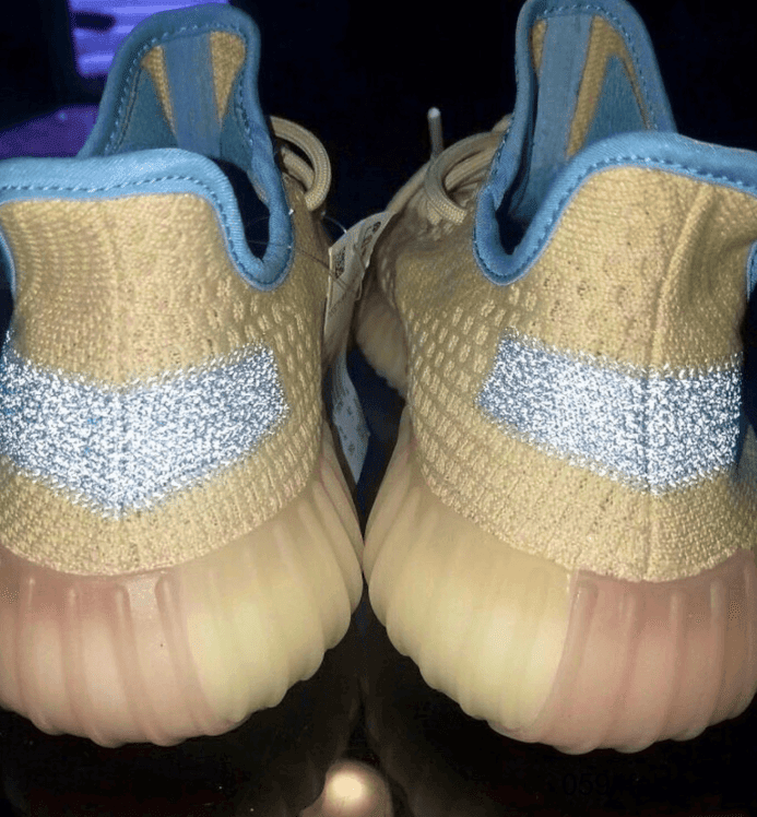 Yeezy 350 V2 “Linen”实物图首度曝光!侧透满天星超抢眼!