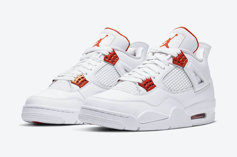 吸睛金属扣!AJ 4 “Metallic Pack” 两款配色官图释出!清爽抢眼!