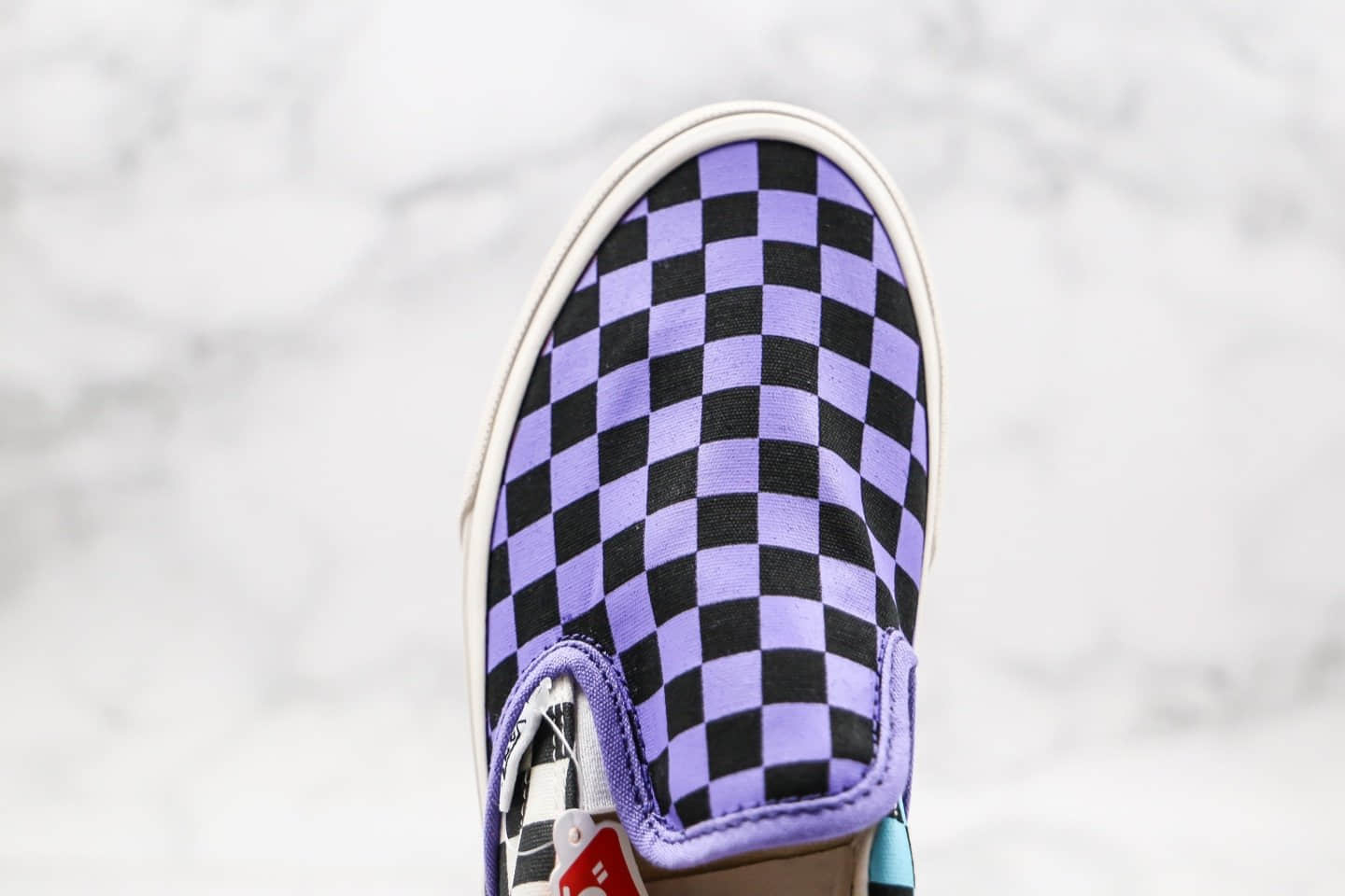 万斯Sneakersnstuff x Vans Vault Venice Beach Pack 2020联名款低帮棋盘格子一脚蹬鸳鸯配色公司级版本原厂硫化大底