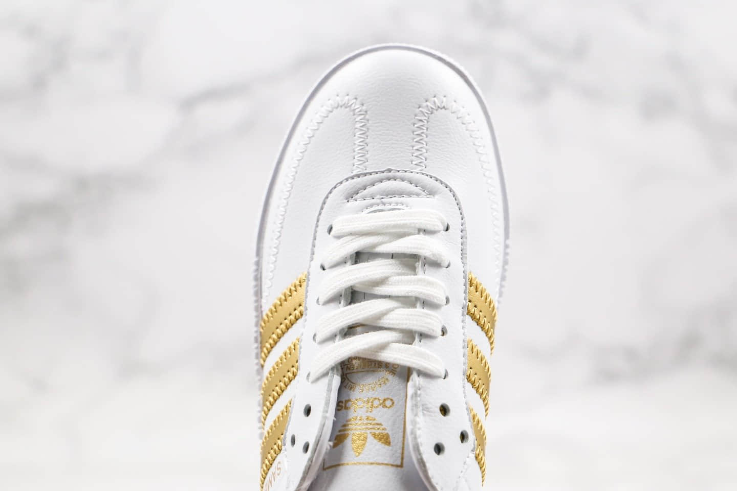 阿迪达斯Adidas Originals Samba Rose W纯原版本三叶草桑巴系列白金色松糕鞋原盒原标 货号:EE4681
