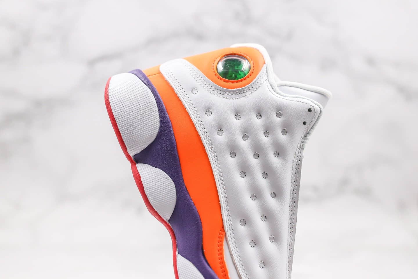 乔丹Air Jordan 13 GS Playground纯原版本黄橙绿紫鸳鸯配色AJ13进口头层皮料一比一开发 货号:CV0785-158