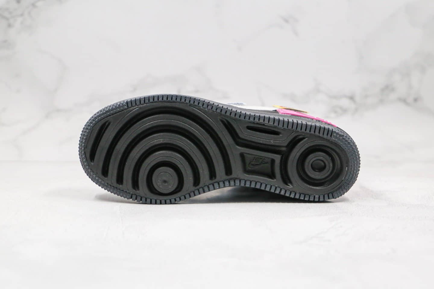 耐克Nike Air Force 1 Shadow纯原版本低帮空军一号马卡龙笑脸黑粉色原档案数据开发 货号:CU4743-001