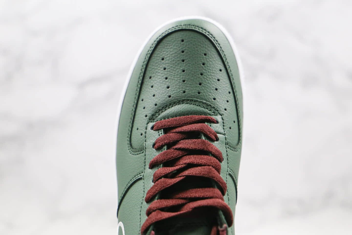 耐克Nike Air Force 1 Hong Kong纯原版本低帮空军一号香港限定绿色内置气垫原盒原标 货号：845053-300