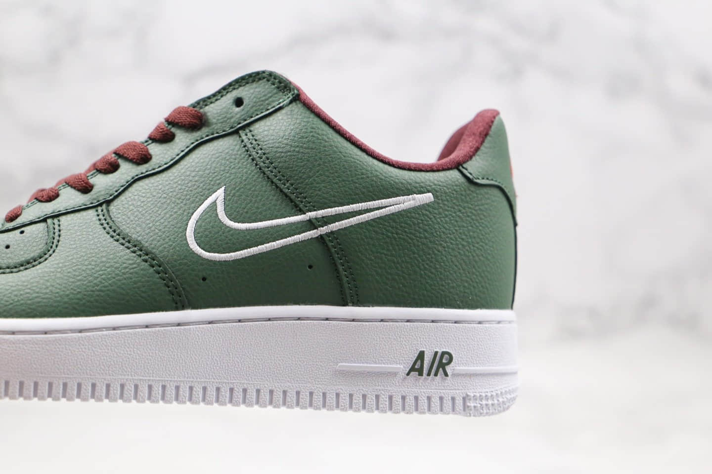 耐克Nike Air Force 1 Hong Kong纯原版本低帮空军一号香港限定绿色内置气垫原盒原标 货号：845053-300