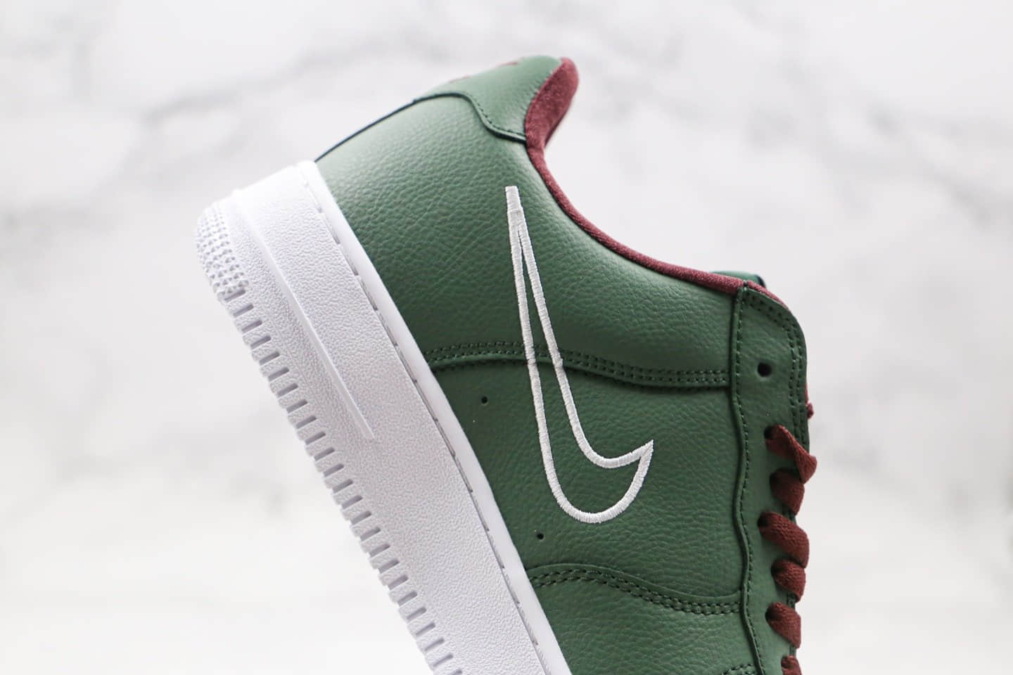 耐克Nike Air Force 1 Hong Kong纯原版本低帮空军一号香港限定绿色内置气垫原盒原标 货号：845053-300