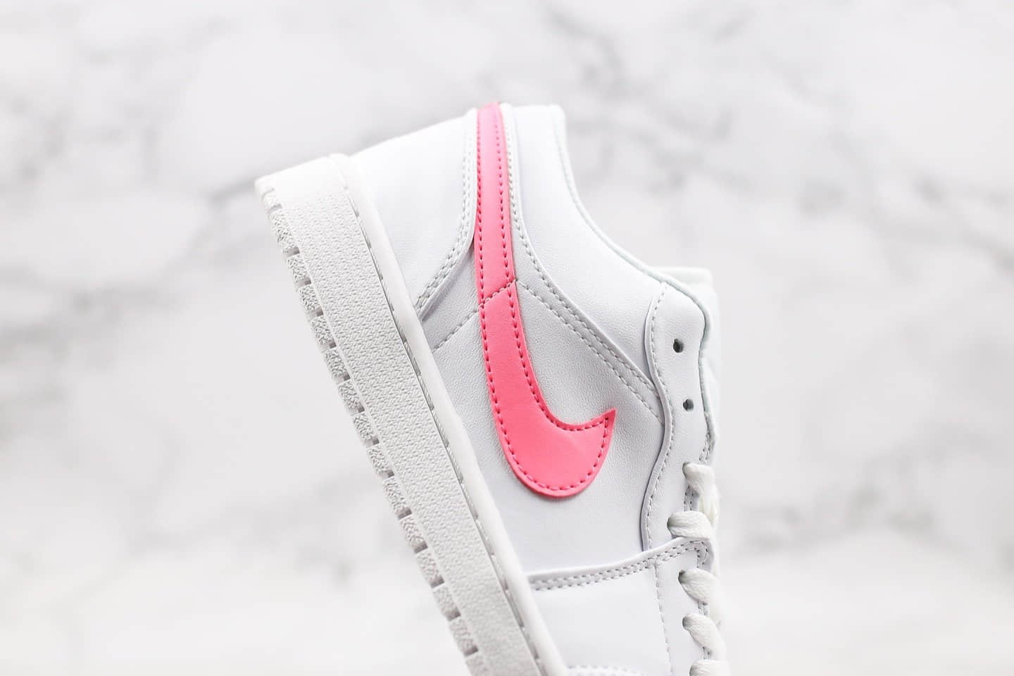 乔丹Air Jordan 1 Low WHIE MULTI纯原版本低帮AJ1纯白鸳鸯四色彩勾原档案数据开发内置气垫模块 货号:CW7033-100