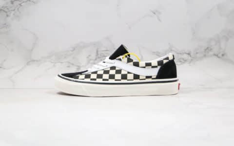 万斯Vans Checkerboard Bold N公司级版本低帮棋盘格黑白色经典硫化板鞋吴亦凡同款原盒原标 货号:VN0A3WLPR6R
