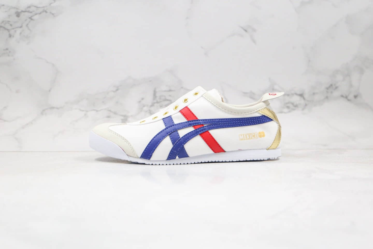 亚瑟士Asics OnitsukaTiger公司级版本鬼冢虎66周年限定一脚蹬帆布鞋原盒配件带四联吊牌