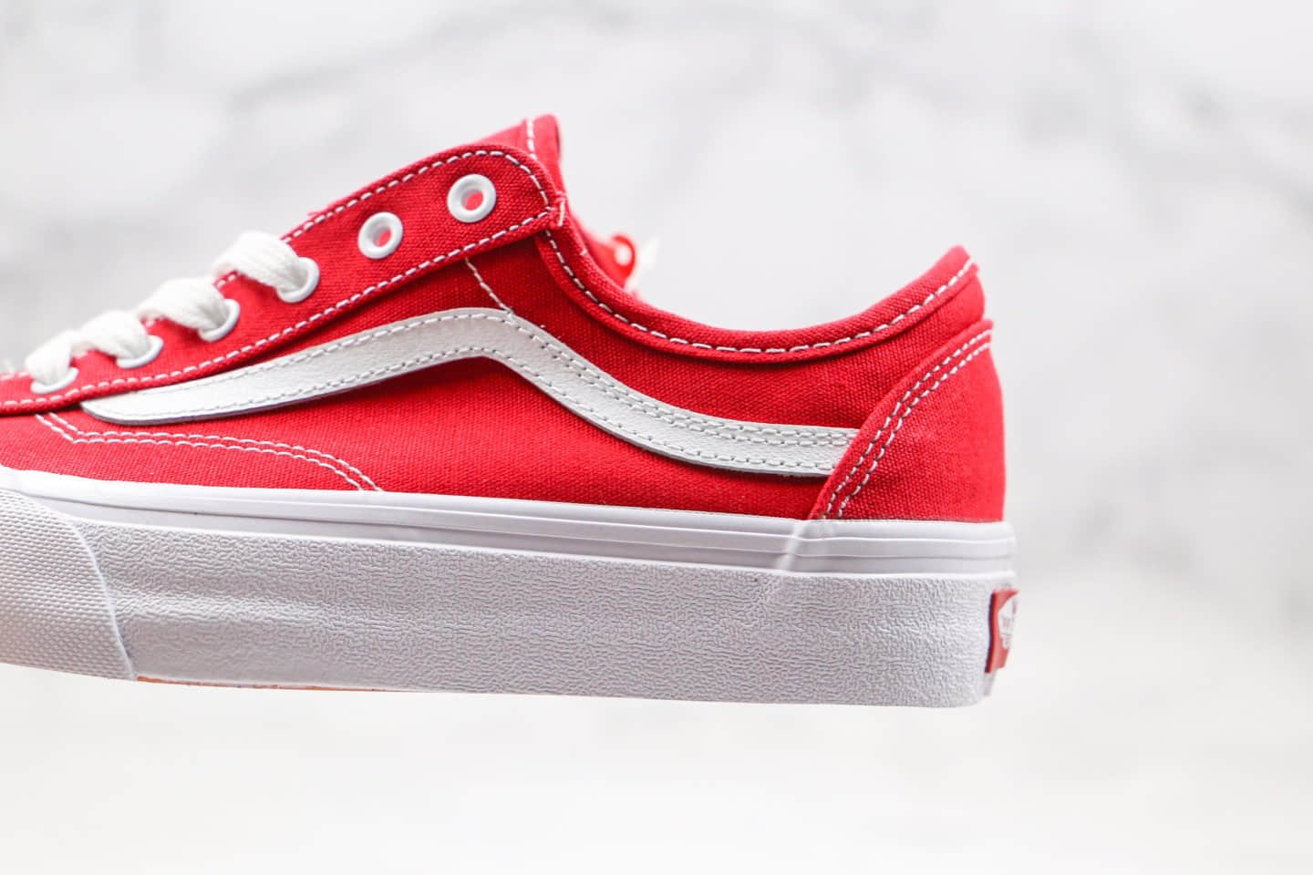 万斯Vans Style 36 Decon Sf纯原版本低帮半月包头杀人鲸大红色硫化板鞋原厂硫化大底内置钢印