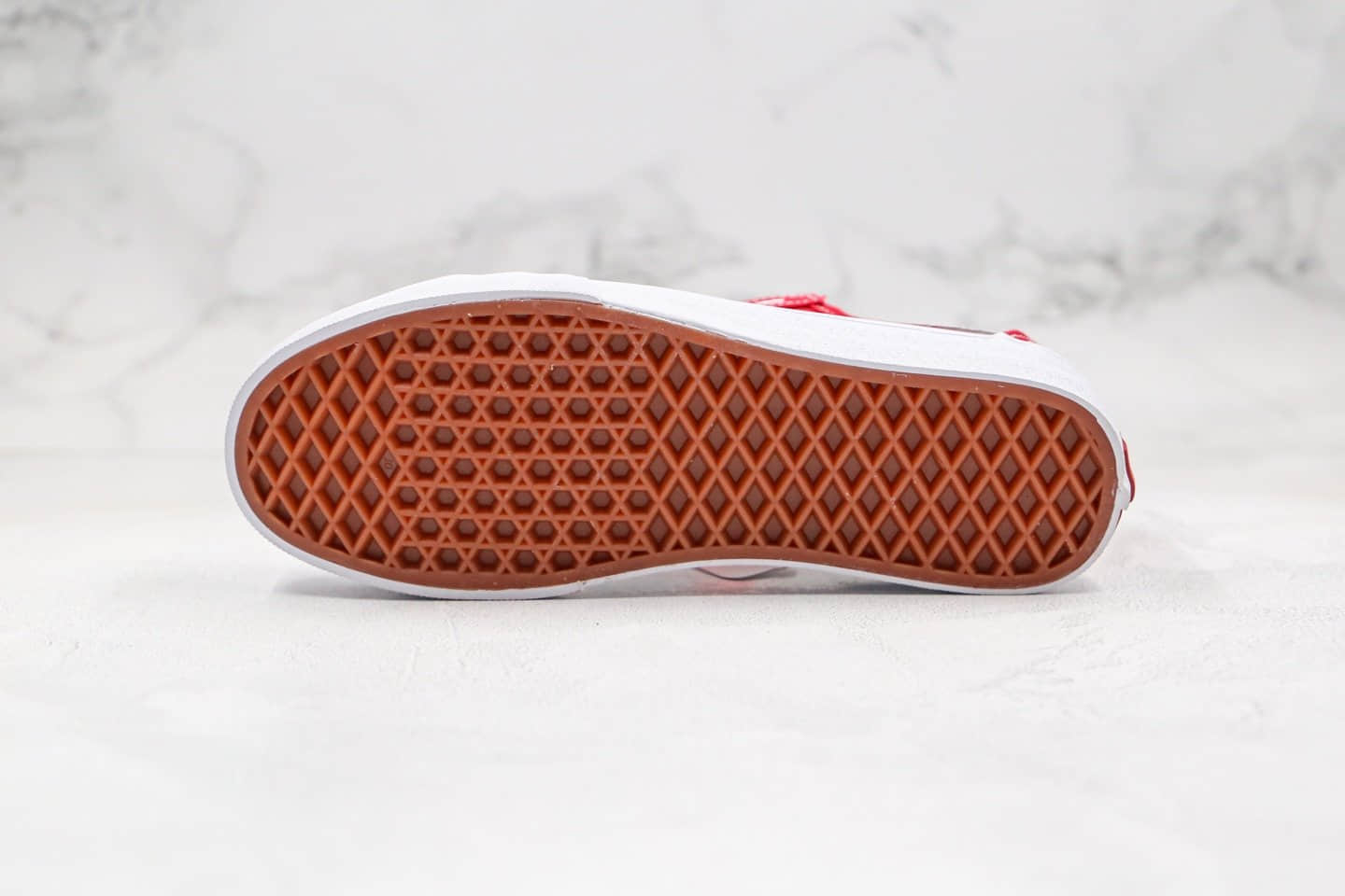 万斯Vans Style 36 Decon Sf纯原版本低帮半月包头杀人鲸大红色硫化板鞋原厂硫化大底内置钢印