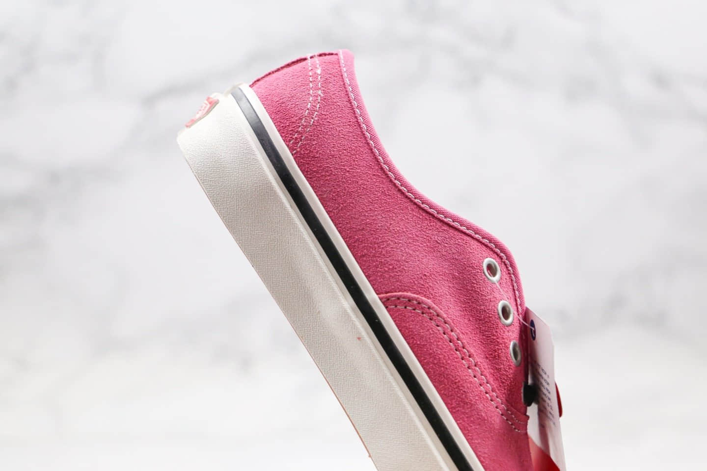 万斯Vans Authentic 44 DX公司级版本低帮麂皮安娜海姆2.0粉色原代工厂出货正确鞋面卡色 货号:VN0A38ENT7T