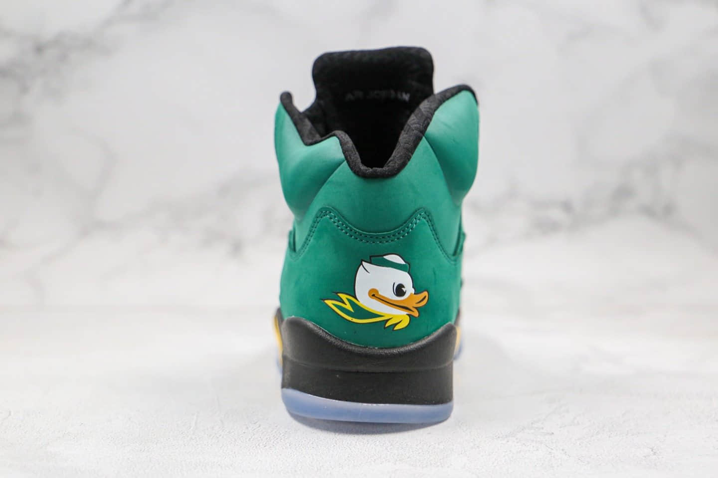 乔丹Air Jordan 5 Oregon Ducks纯原版本鸭子绿色俄勒冈AJ5原盒原标原楦头纸板打造正确3M反光鞋舌 货号:454803-535