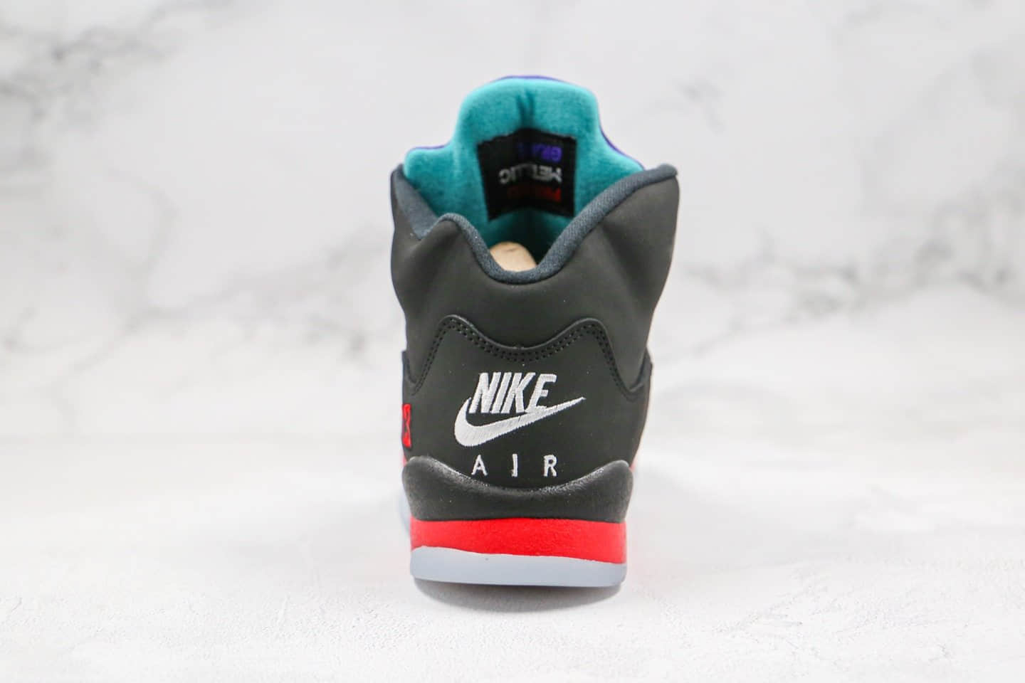 乔丹Air Jordan 5 Top 3纯原版本三十周年限定AJ5黑红紫色内置气垫原楦头纸板打造 货号:CZ1786-001