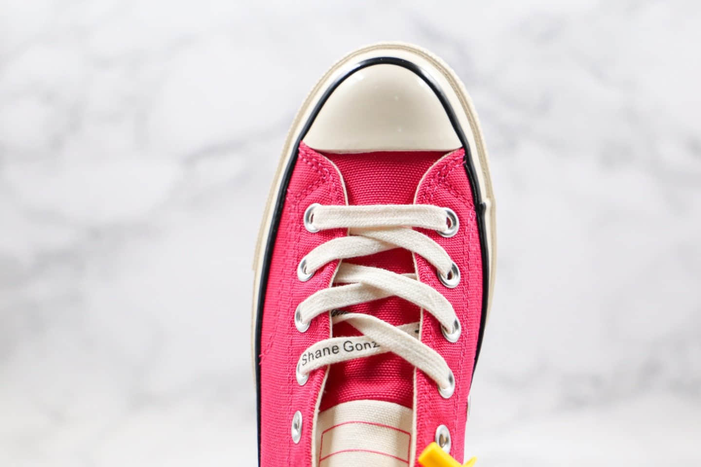 匡威Converse x Midnight Studio公司级版本联名款反标解构玫红色低帮内外反转原盒原标原厂硫化大底 货号:168829C