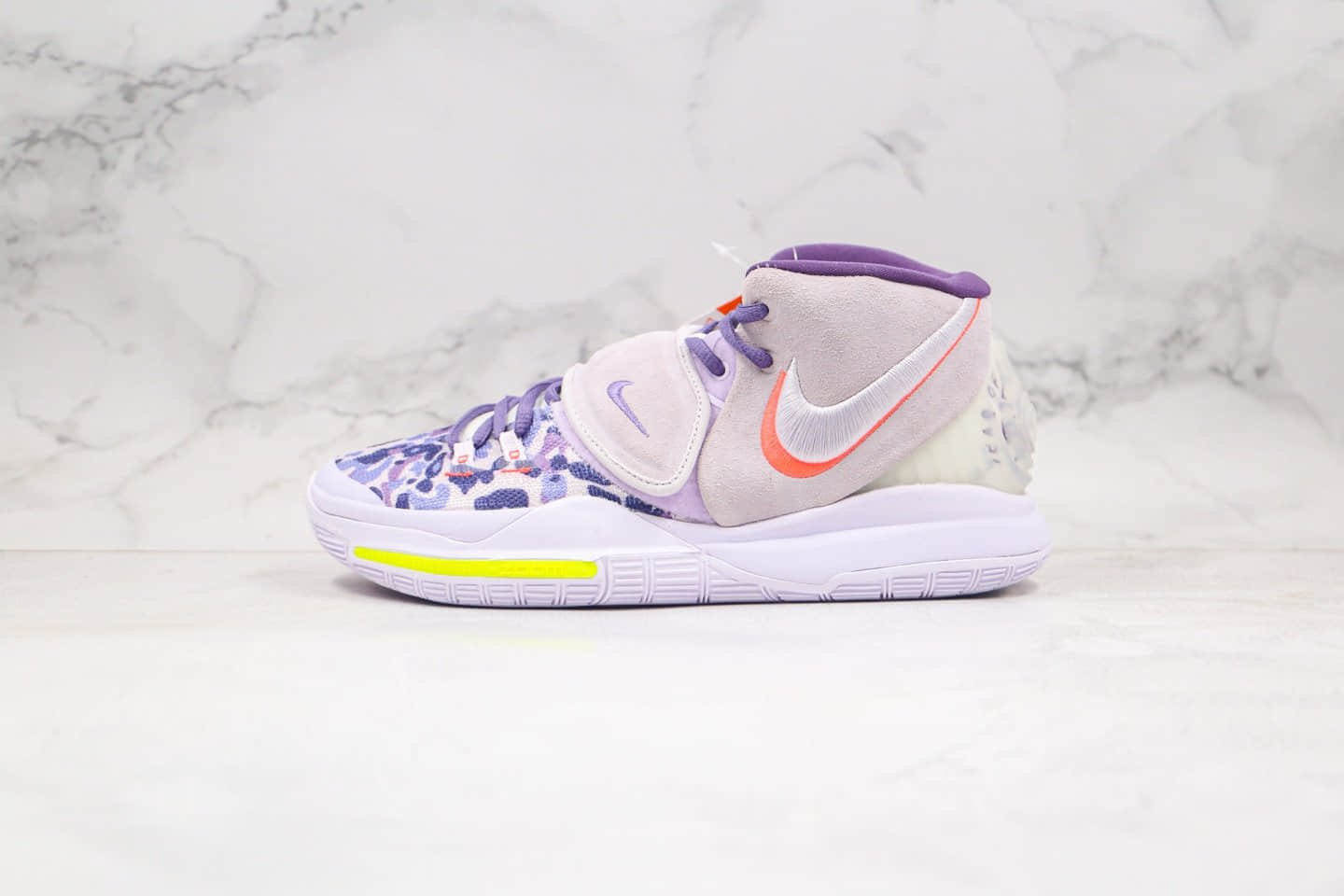 耐克Nike Kyrie 6纯原版本欧文6代豹纹紫色实战篮球鞋内置气垫支持实战原盒档案数据开发 货号:CD5301-500