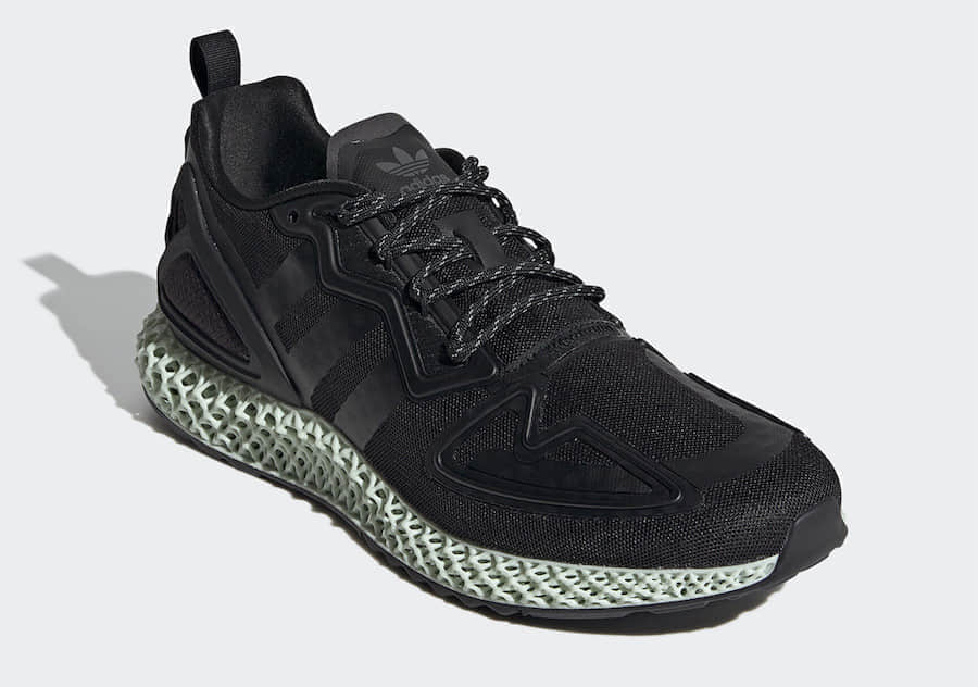 4D跑鞋新成员!adidas ZX 2K 4D新配色曝光! 货号:FV9027