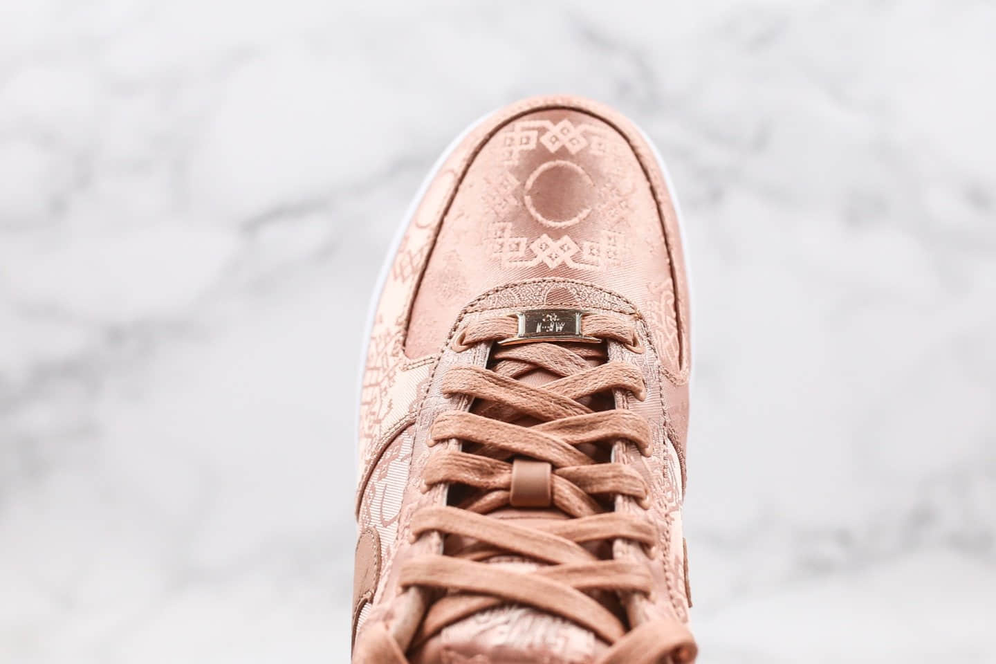 耐克Nike Air Force 1 x Clot纯原版本低帮空军一号粉丝绸内置气垫鞋面可撕正确内层 货号:CJ5290-600